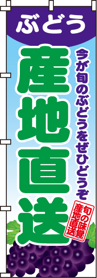 ぶどう産地直送のぼり旗 0100091IN