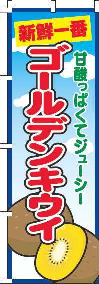 ゴールデンキウイのぼり旗青空丸-0100700IN