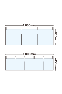 【データ入稿】オリジナル簡易のれん作成 幅1800mm×600mm他 丸井織物様専用