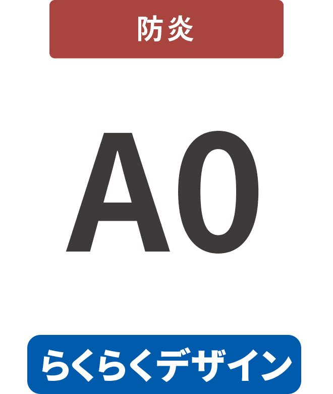 【らくらくデザイン】防炎7mm厚パネル A0(841mm×1189mm)