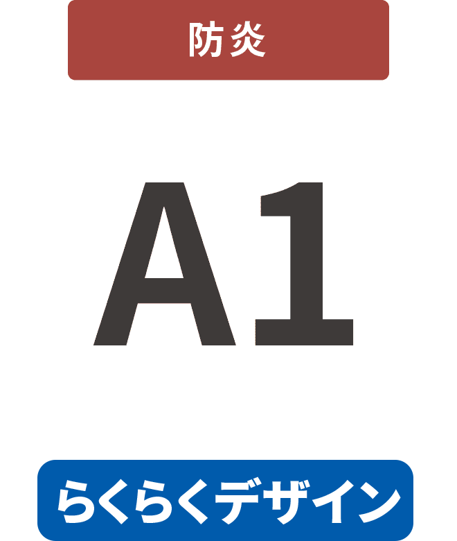 【らくらくデザイン】防炎7mm厚パネル A1(594mm×841mm)